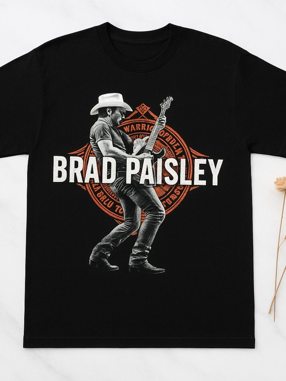 Brad Paisley Country Music Guitar T-Shirt – Vintage Western Graphic Tee